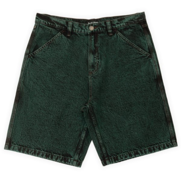 画像1: PASS~PORT |  WORKERS CLUB JEAN SHORT - DARK GREEN OVER DYE (1)