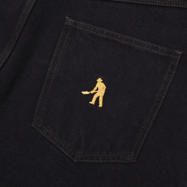 画像3: PASS~PORT |  WORKERS CLUB JEAN SHORT - WASHED BLACK (3)