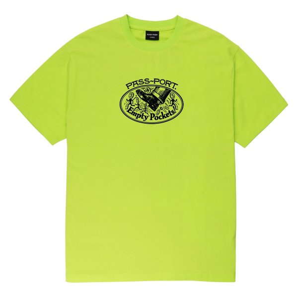 画像1: PASS~PORT |  EMPTY POCKETS TEE - SAFETY YELLOW (1)