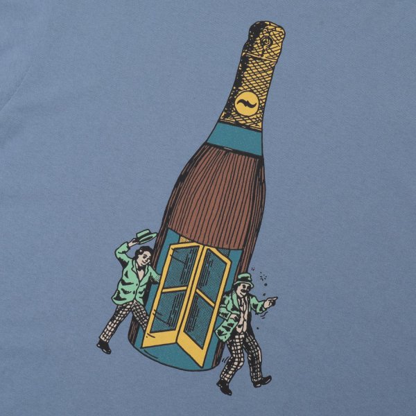 画像4: PASS~PORT |  WINE EM' TEE - STONEWASH BLUE (4)
