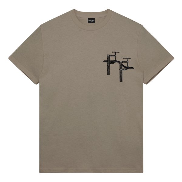画像1: PASS~PORT |  RE~BAR TEE - KHAKI (1)