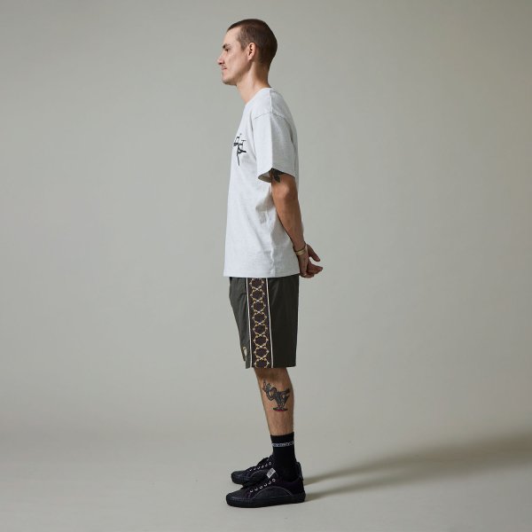 画像7: PASS~PORT |  WATTLE RPET CASUAL SHORT - OLIVE / CHOCOLATE (7)