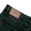 画像4: PASS~PORT |  WORKERS CLUB JEAN SHORT - DARK GREEN OVER DYE (4)