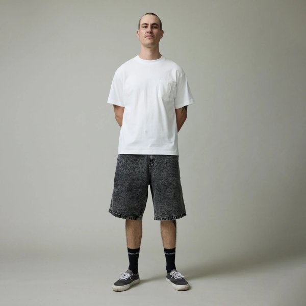 画像7: PASS~PORT |  WORKERS CLUB JEAN SHORT - GREY OVER DYE (7)