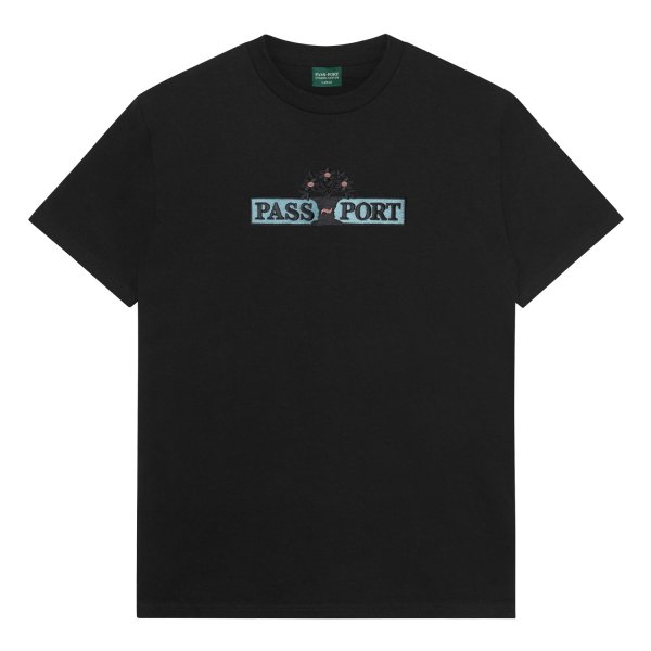 画像1: PASS~PORT |  HOUSE PLANT ORGANIC COTTON TEE - BLACK (1)
