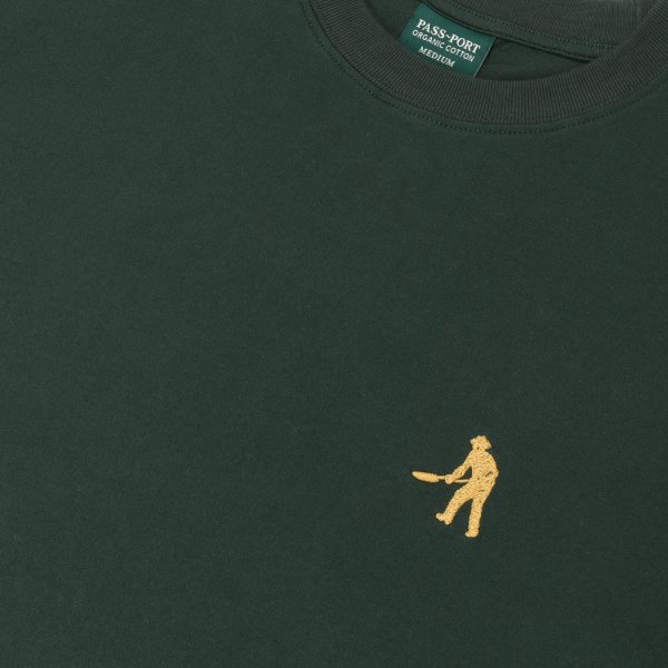 画像2: PASS~PORT |  WORKERS ORGANIC COTTON TEE - BOTTLE GREEN (2)