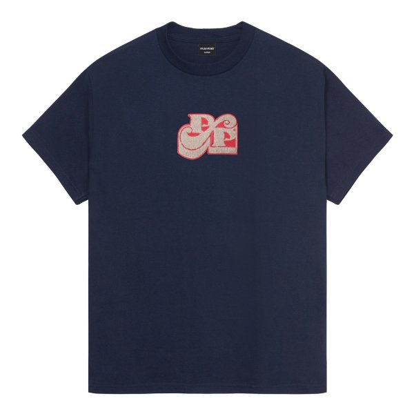 画像1: PASS~PORT |  TILEDE STAMP TEE - NAVY (1)