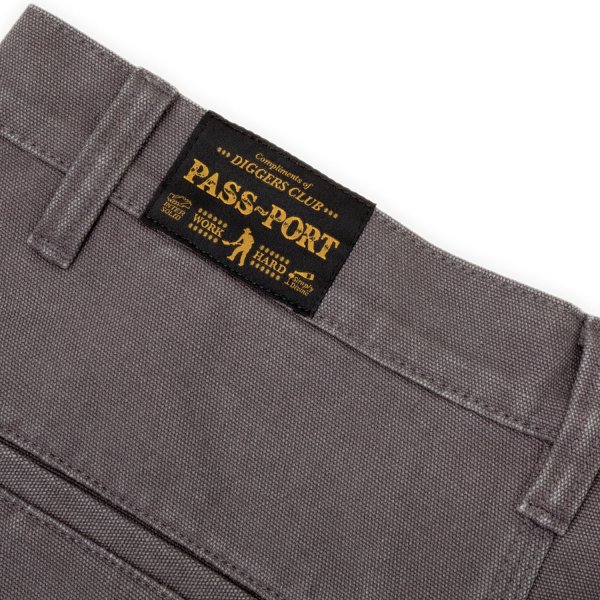 画像6: PASS~PORT |  DOUBLE KNEE DIGGERS CLUB SHORT - CHARCOAL (6)