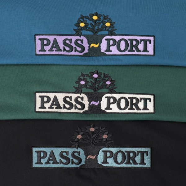 画像3: PASS~PORT |  HOUSE PLANT ORGANIC COTTON TEE - BLACK (3)