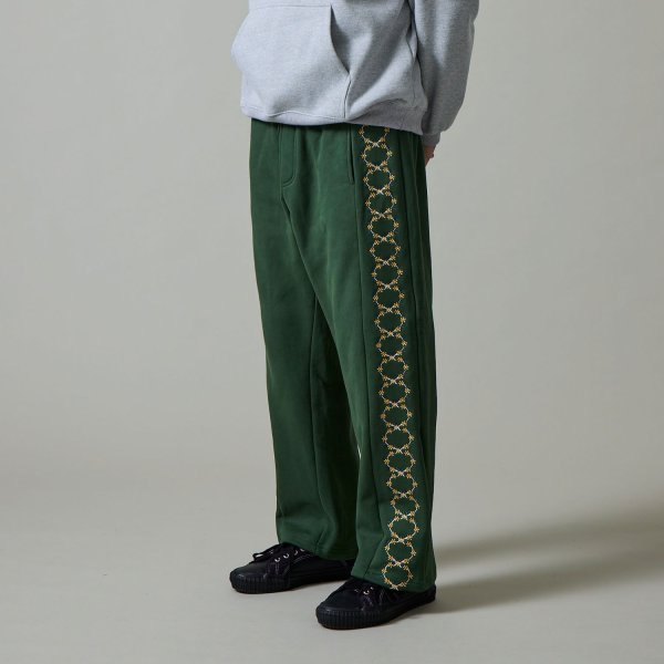 画像4: PASS~PORT |  WATTLE ORGANIC TRACK PANTS - GREEN (4)