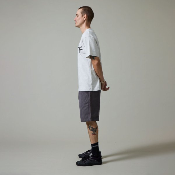 画像10: PASS~PORT |  DOUBLE KNEE DIGGERS CLUB SHORT - CHARCOAL (10)