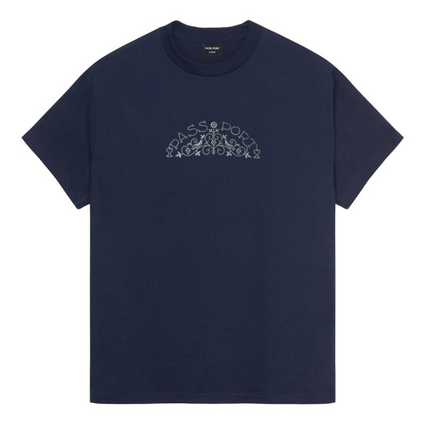 画像1: PASS~PORT |  VINEYARD BIRDS TEE - NAVY (1)