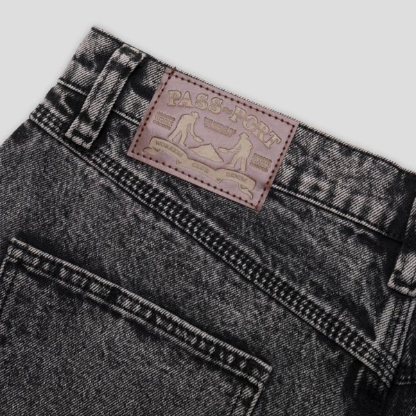 画像3: PASS~PORT |  WORKERS CLUB JEAN SHORT - GREY OVER DYE (3)