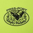 画像2: PASS~PORT |  EMPTY POCKETS TEE - SAFETY YELLOW (2)