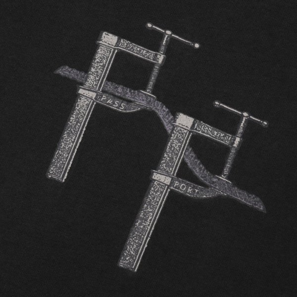 画像2: PASS~PORT |  RE~BAR TEE - BLACK (2)