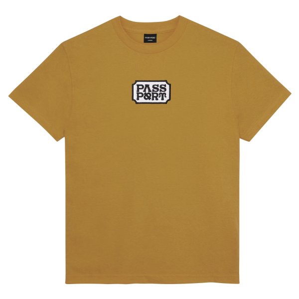 画像1: PASS~PORT |  YEARBOOK TEE - MUSTARD (1)