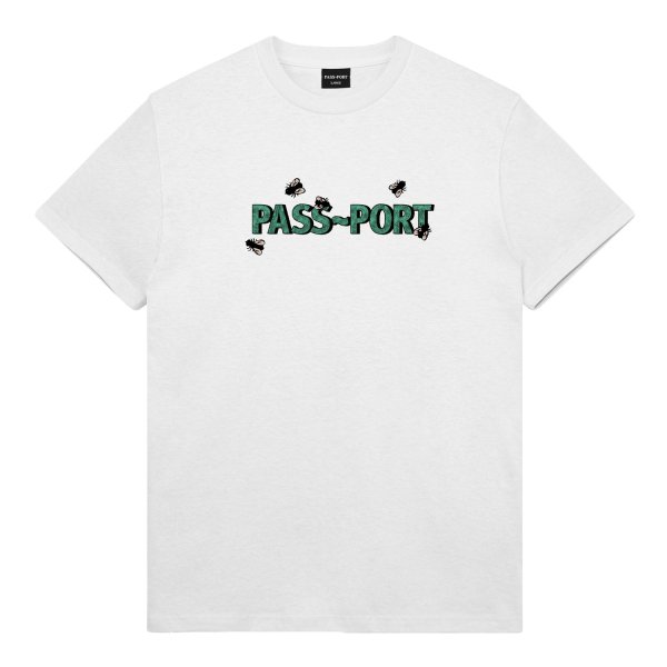 画像3: PASS~PORT |  WOT FLIES TEE - WHITE (3)