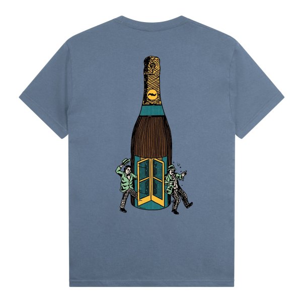 画像2: PASS~PORT |  WINE EM' TEE - STONEWASH BLUE (2)