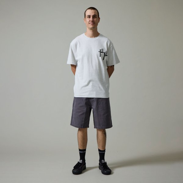 画像9: PASS~PORT |  DOUBLE KNEE DIGGERS CLUB SHORT - CHARCOAL (9)