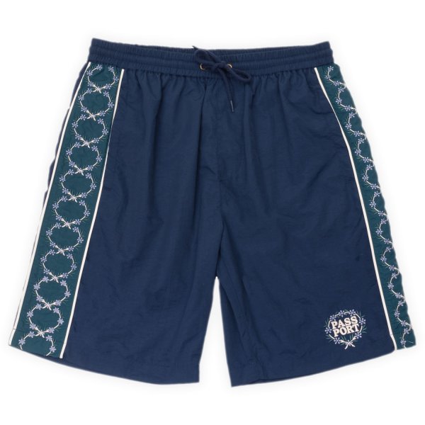 画像1: PASS~PORT |  WATTLE RPET CASUAL SHORT - NAVY / TEAL (1)
