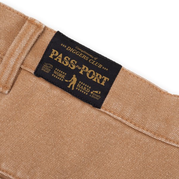 画像7: PASS~PORT |  DOUBLE KNEE DIGGERS CLUB SHORT - CARAMEL (7)