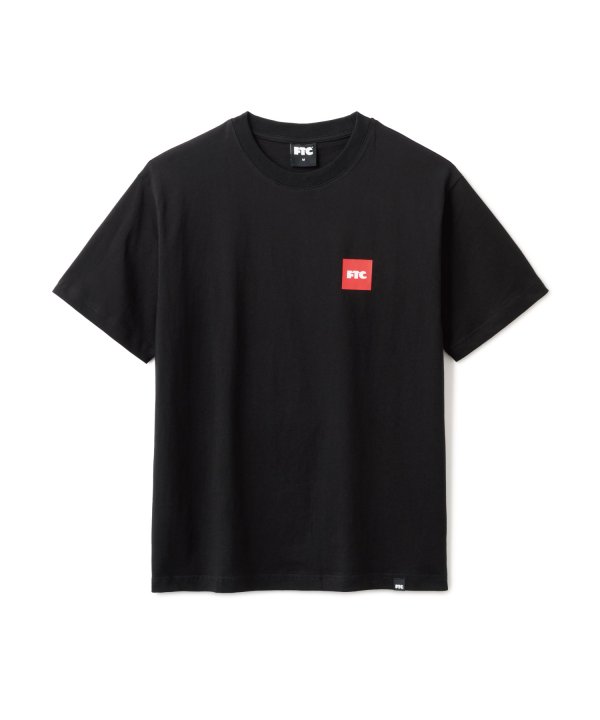 画像1: FTC | FTC BOX LOGO TEE - BLACK (1)