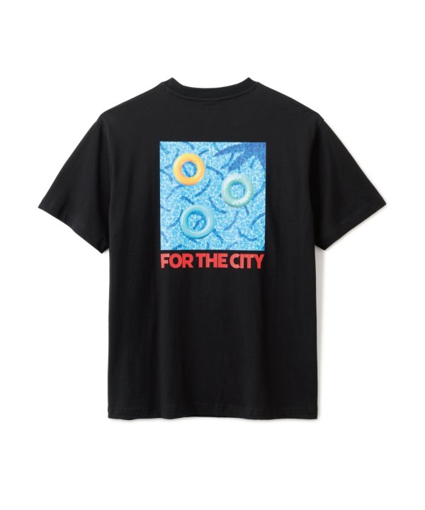 画像1: FTC | SWIM RING TEE - BLACK (1)