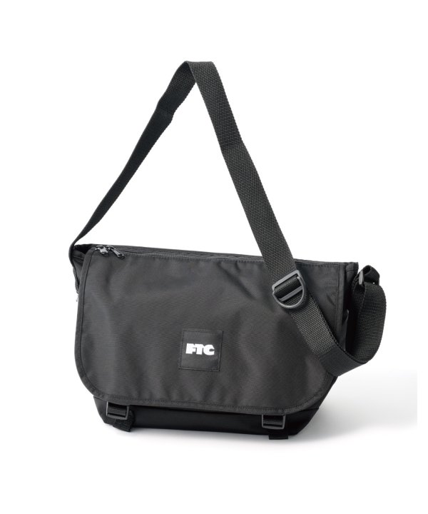 画像1: FTC | MESSENGER BAG - BLACK (1)