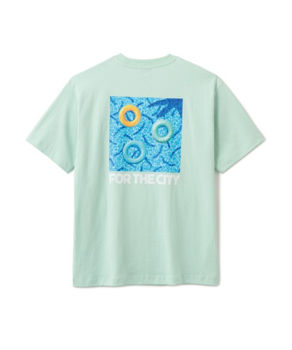 画像1: FTC | SWIM RING TEE - AQUA (1)