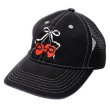 画像1: PASS~PORT | CHERRIES LEAGUES TRUCKER - WASHED BLACK (1)