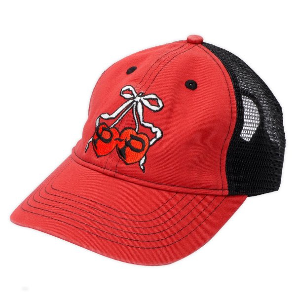 画像1: PASS~PORT | CHERRIES LEAGUES TRUCKER - WASHED RED (1)