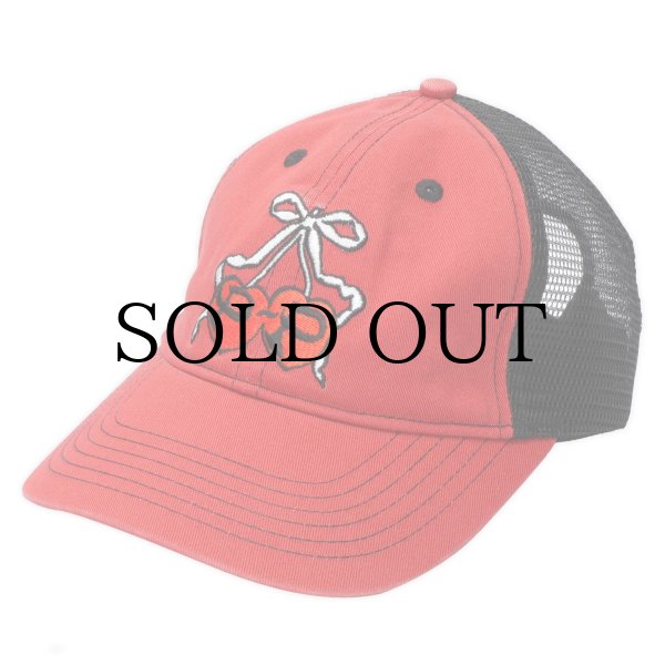 画像1: PASS~PORT | CHERRIES LEAGUES TRUCKER - WASHED RED (1)