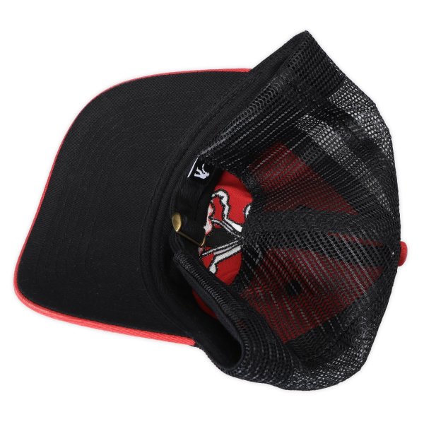 画像3: PASS~PORT | CHERRIES LEAGUES TRUCKER - WASHED RED (3)
