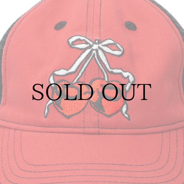 画像2: PASS~PORT | CHERRIES LEAGUES TRUCKER - WASHED RED (2)
