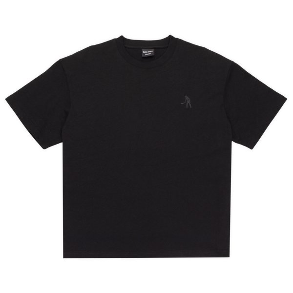 画像1: PASS~PORT | SOLID WOKERS TEE -BLACK (1)