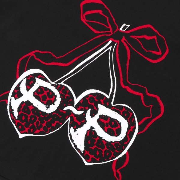 画像2: PASS~PORT | CHERRIES TEE - BLACK (2)