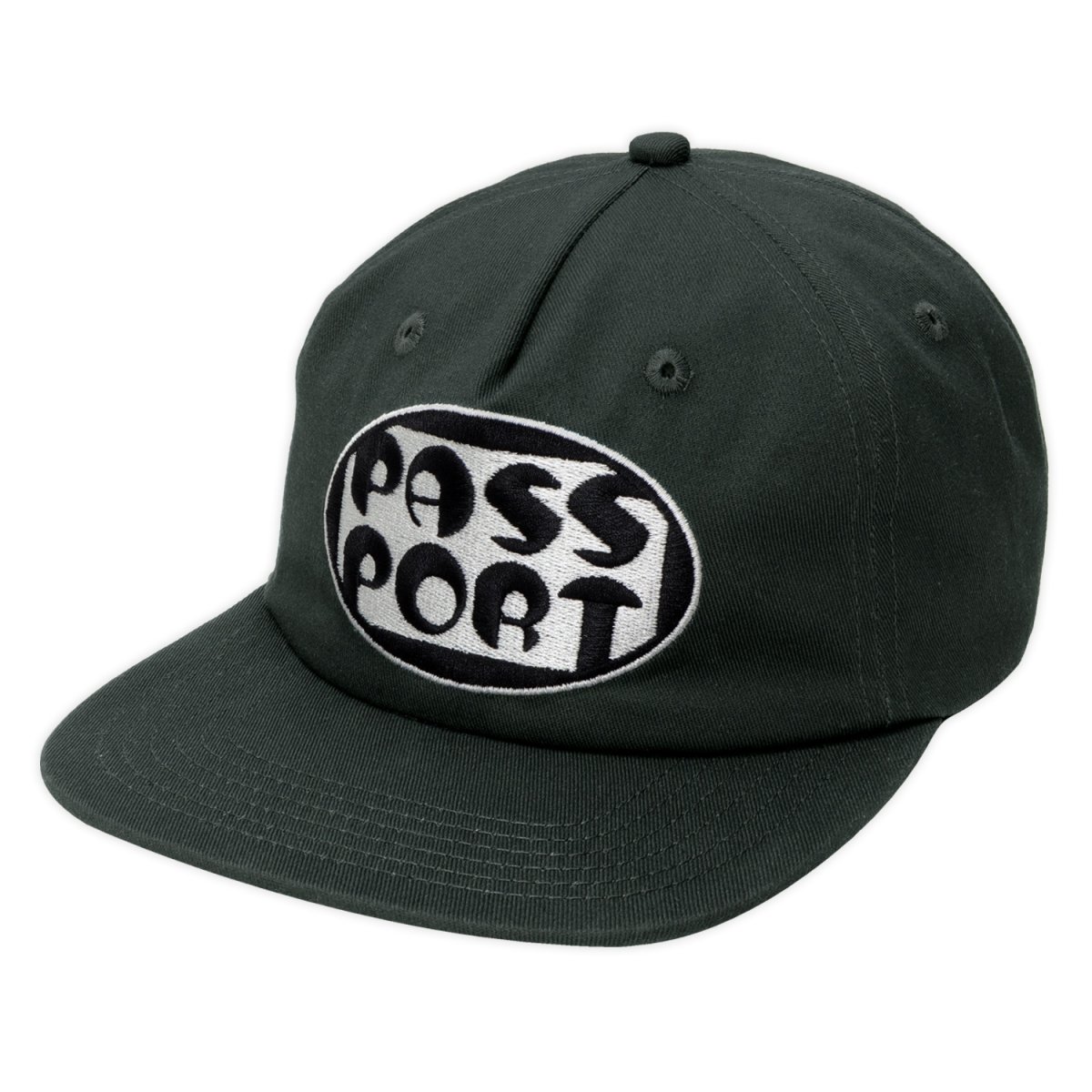 画像1: PASS~PORT | ROUNDED WORKERS CAP - SEAWEED GREEN (1)