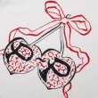 画像2: PASS~PORT | CHERRIES TEE - WHITE (2)
