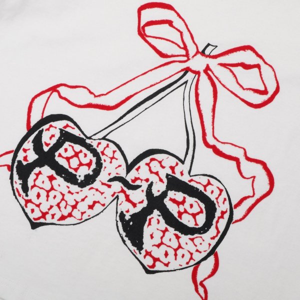 画像2: PASS~PORT | CHERRIES TEE - WHITE (2)