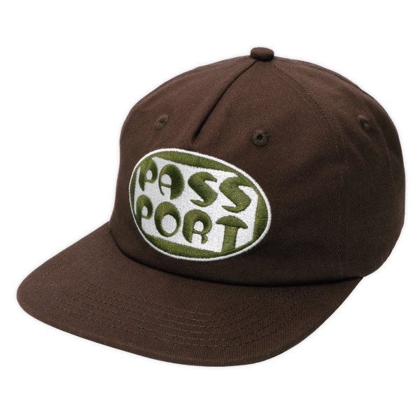 画像1: PASS~PORT | ROUNDED WORKERS CAP - CHOCOLATE (1)