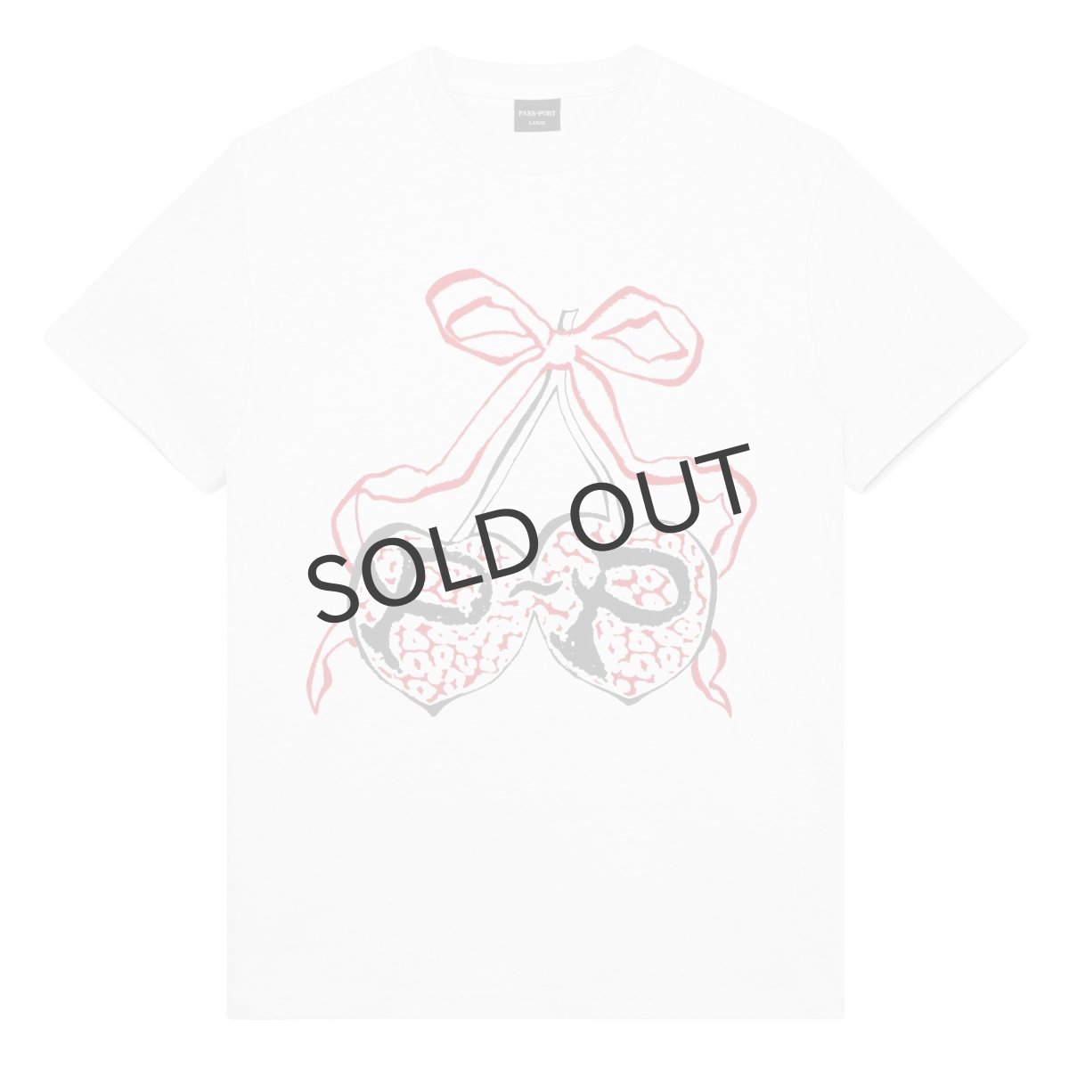 画像1: PASS~PORT | CHERRIES TEE - WHITE (1)