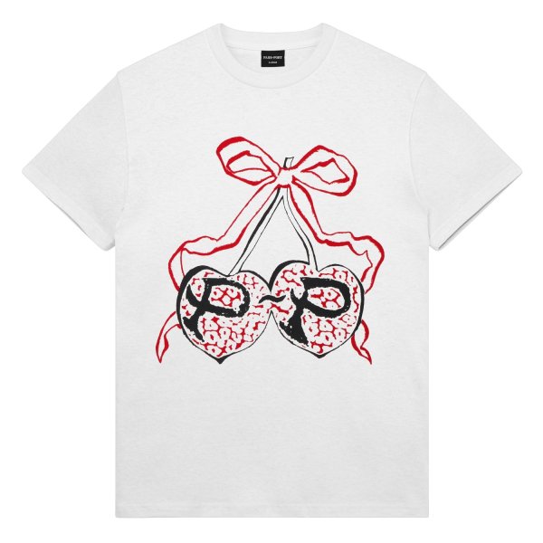 画像1: PASS~PORT | CHERRIES TEE - WHITE (1)
