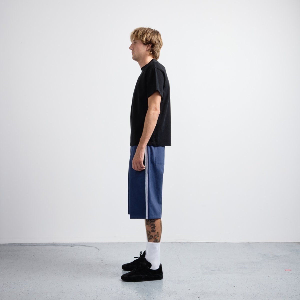 画像6: PASS~PORT |  LEAGUES CLUB SHORT - SIDE STRIPE NAVY (6)