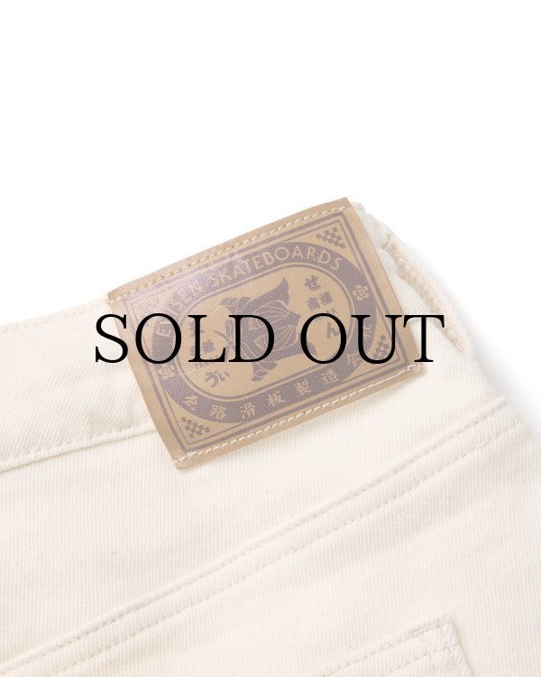 画像7: EVISEN | SUSHI DENIM SHORTS - IVORY［26SU_B01］ (7)