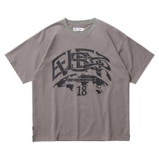 画像1: EVISEN | POWER PLAY WORLD TEE CHARCOAL［26SU_T02］ (1)