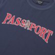 画像2: PASS~PORT | OFFICIAL CONTRAST TEE - WASHED NAVY (2)