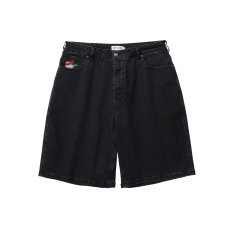 画像1: EVISEN | SUSHI DENIM SHORTS - BLACK［26SU_B01］ (1)