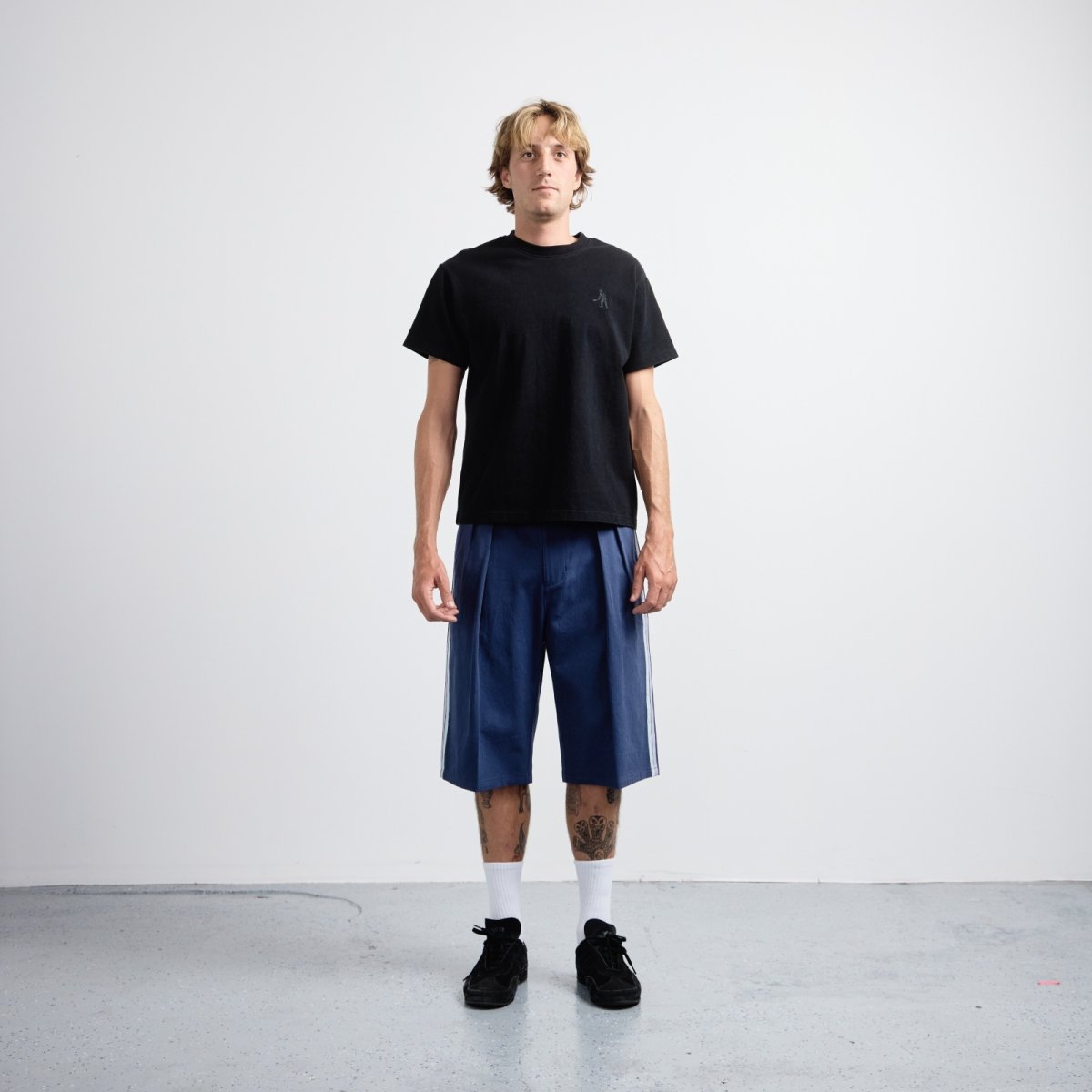画像4: PASS~PORT |  LEAGUES CLUB SHORT - SIDE STRIPE NAVY (4)