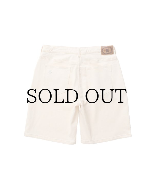 画像2: EVISEN | SUSHI DENIM SHORTS - IVORY［26SU_B01］ (2)