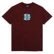 画像1: PASS~PORT |  HOOPS TEE - MAROON (The Organic Cotton) (1)